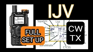 IJV - INSTALL FIRMWARE UV-K5  ,  &  CW CONFIGERATION ,Test