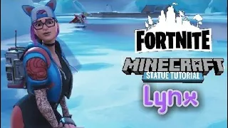 Minecraft Tutorial: How to make a Fortnite Lynx