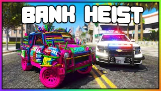 GTA 5 Roleplay - BANK HEIST WITH SPIKE CAR | RedlineRP