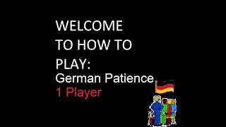 How to play German Patience #solitaire