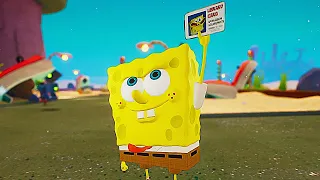 SpongeBob Battle for Bikini Bottom Rehydrated - Gameplay Part 2 - Downtown Bikini Bottom