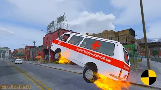 GTA 4 CRASH TESTING REAL CAR 349