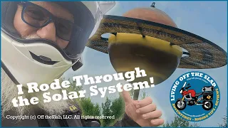 Motorcycle Trip to Maine | Four Corners Park and the Solar System
