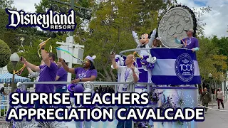 Surprise Teacher Appreciation Week Cavalcade at Disneyland