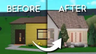 renovating the bloxburg starter house into a realistic home with anix and frenchrxses
