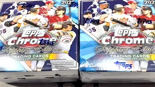 NEW RELEASE!  2023 TOPPS CHROME SAPPHIRE BASEBALL CARDS!