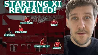 LIVERPOOL vs MANCHESTER UNITED | Starting XI revealed!