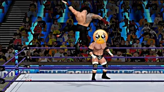 Roman Reigns Super Man Punch On WWE 2k23|WWE 2k23 Wii|WWE 2k23 dolphin emulator|