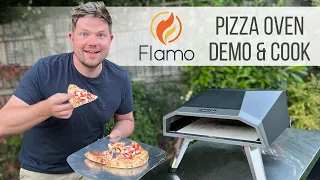 FLAMO PIZZA OVEN | Demo and Pizza  Cook