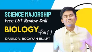 Science Majorship LET Review Drill for Free | Biology (Part 1)