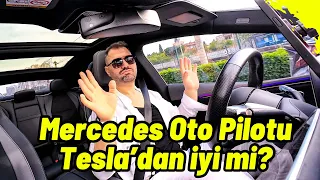 Elektrikli Mercedes EQE Otomatik Pilotu Test Ettim! Tesla’dan iyi mi?