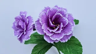 How To Make Sinningia Speciosa Paper Flower / Paper Flower / Góc nhỏ Handmade