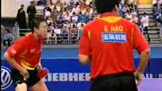 Ma Lin and Hao Shuai vs. Wang Liqin and Chen Qi --- 2006 ITTF ProTour VW Open China Double Finals