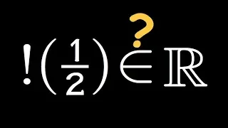 Subfactorial of 1/2 (via an integral)