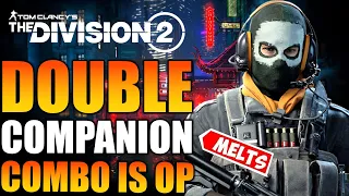 DOUBLE COMPANION COMBO IS BUSTED - DESTROY LEGENDARY ROOMS IN SECONDS | The Division 2 Catharsis