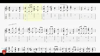 The Fool On The Hill - Guitar Tab