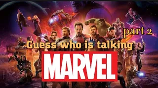 Guess the characters from MARVEL by their voice | marvel quiz | part 2