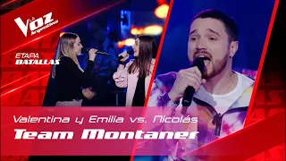 Valentina y Emilia Crocitta vs. Nicolás Pagnucco - "Índigo" - Batallas - La Voz Argentina 2022