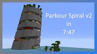 Parkour Spiral v2 Speedrun | PB: 7:47