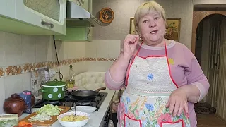 Овощной суп. Горячие бутерброды.