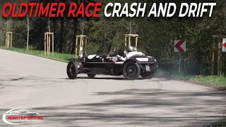 OLDTIMER RACE Highlights | Crash DRIFT and Brutal Sound | Bergrennen 2023 Kassel