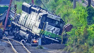 DERAILMENT at Inman Yard - Second One this Month