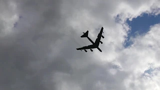 B52 take off and departure from RIAT 2019