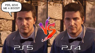 Uncharted: Legacy of Thieves Collection - Graphics Comparison (PS5 vs. PS4)