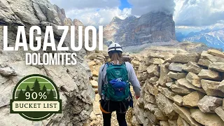 Lagazuoi, Dolomites: Hiking WW2 Trenches & Via Ferrata