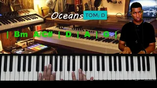 Fundo Musical  Oceans Where Feet My Fail (Oceanos ) Hillsong United -AULA TECLADO  TALES SILVA