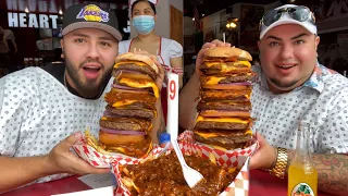 Heart Attack Grill Mukbang • w/ Big Guy Appetite