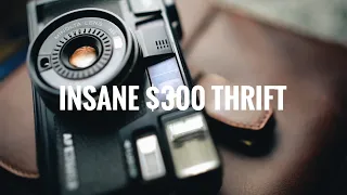 $300 POINT & SHOOT THRIFT FIND! - FILM CAMERA THRIFTING