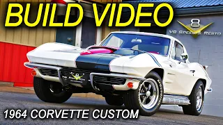 Hot Wheels: Custom Corvette Build Video At The V8 Speed and Resto Shop 1964 C2 Restomod