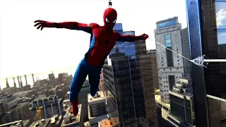 Spider-Man PS4: Epic Parkour Combat & Free Roam Gameplay - Homecoming Suit - Vol.7
