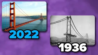 Comparison: Famous Places Then and Now