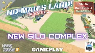NEW SILO COMPLEX - No Man's Land Gameplay Episode 5 - Season 2 - Farming Simulator 19