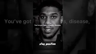 Anthony Joshua - enjoy life  Thoughts ? For daily motivation and knowledge vidéo #shorts