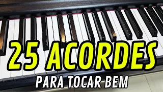 25 Acordes que todo VERDADEIRO tecladista TEM QUE SABER - Aula de teclado INICIANTE com PDF!