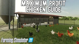 Maximum Profit Chicken Guide Farming Simulator 22