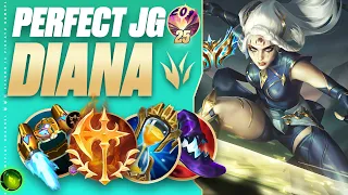 Challenger DIANA JUNGLE Shows You How To Dominate EVERY Phase Of The Game! 🌑 (That's no Moon...)