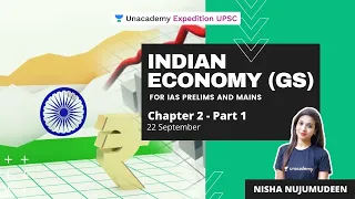 Complete Indian Economy (GS) for IAS Prelims and Mains | Chapter-2, Part-1| By Nisha Nujumudeen