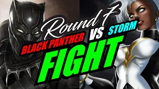 Round 7: Black Panther VS Storm (Avengers VS X-Men)