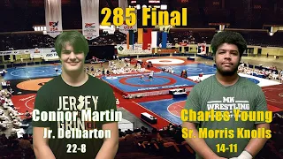 2023 Morris County Wrestling Tournament Final Round - 285 lbs.