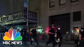 George Floyd: Looters Overshadow Peaceful Protests | NBC Nightly News