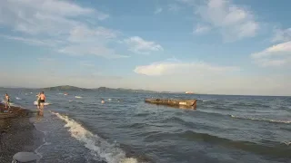 Walk along the spit of Nazimov. What is a narrow strip of land in the south of Primorye.