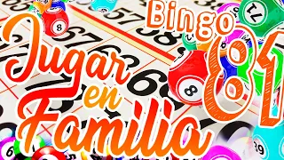 BINGO ONLINE 75 BOLAS GRATIS PARA JUGAR EN CASITA | PARTIDAS ALEATORIAS DE BINGO ONLINE | VIDEO 81