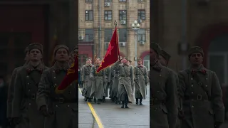 Генеральная репетиция парада в честь юбилея Сталинградской победы