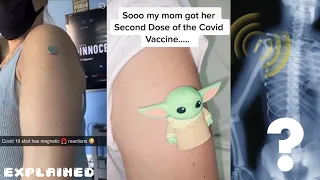 Covid 19 vaccine magnet effect Explained |  Magnet sticking to arm after taking covid 19 vaccine