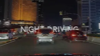 Night driving in jakarta