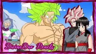 CHICHI BLACK & GOKU BLACK REACT: BROLY VS GOKU AND VEGETA RAP BATTLE!